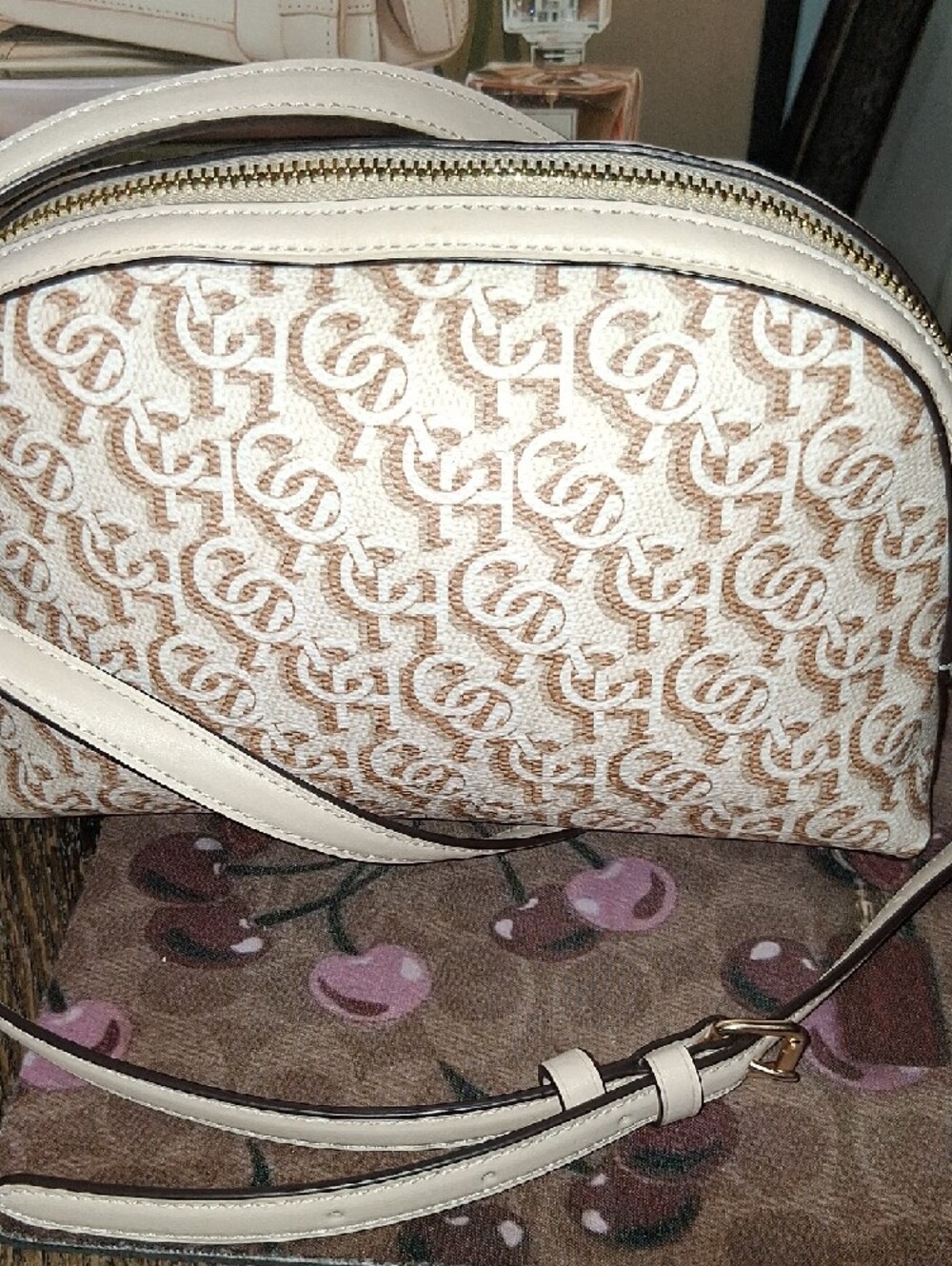 Coach Monogramed Madi Signature Canvas And Smooth Leather Crossbody Bag NWT - Picture 13 of 13